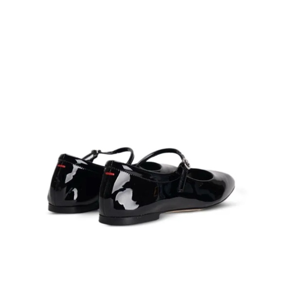 Aeyde Black Patent leather buckle-fastening ballet flats - Picture 4 of 6